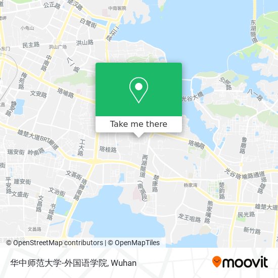 华中师范大学-外国语学院 map