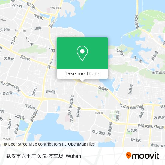 武汉市六七二医院-停车场 map