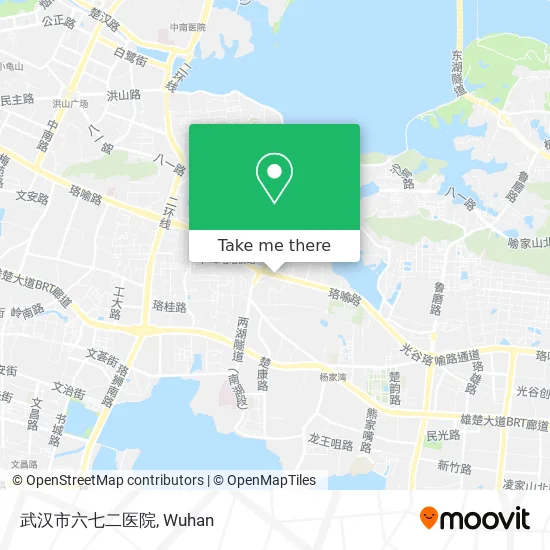 武汉市六七二医院 map