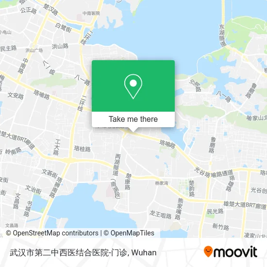 武汉市第二中西医结合医院-门诊 map