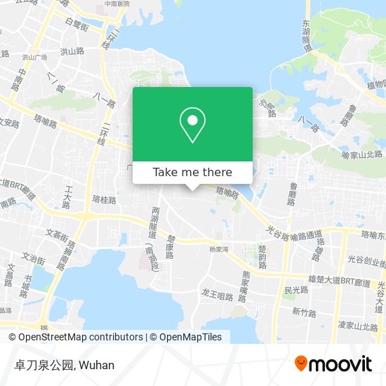 卓刀泉公园 map