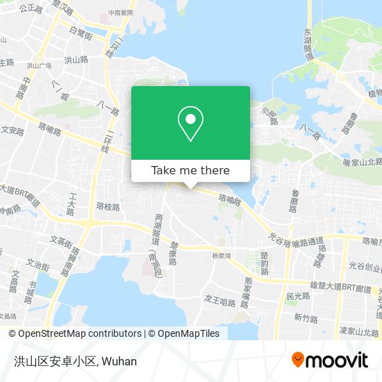 洪山区安卓小区 map