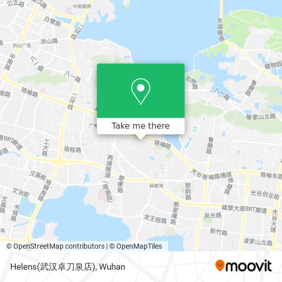 Helens(武汉卓刀泉店) map