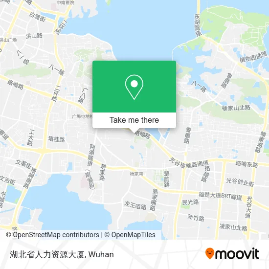 湖北省人力资源大厦 map