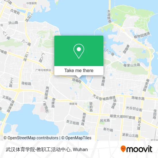 武汉体育学院-教职工活动中心 map