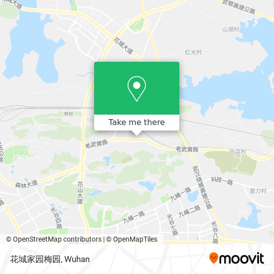 花城家园梅园 map