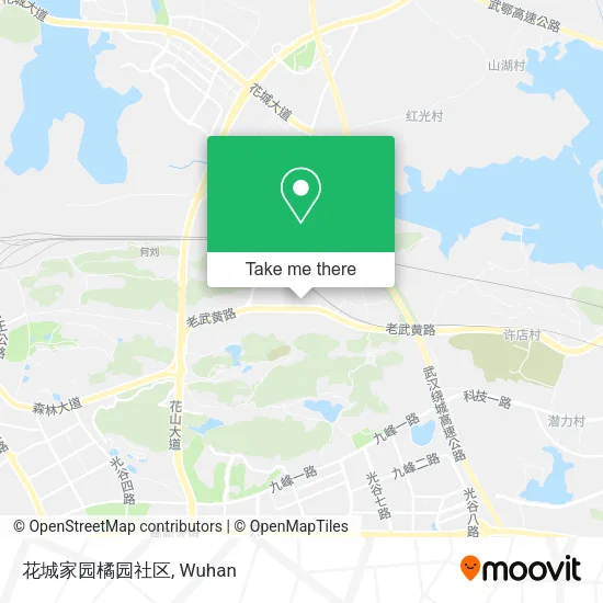 花城家园橘园社区 map