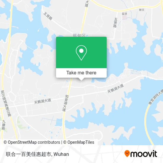 联合一百美佳惠超市 map