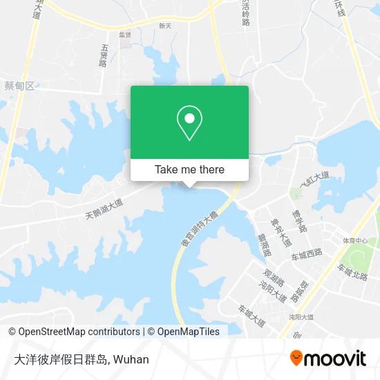 大洋彼岸假日群岛 map
