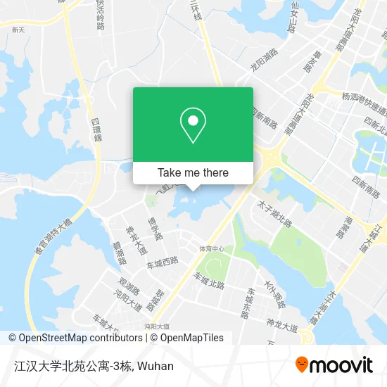 江汉大学北苑公寓-3栋 map