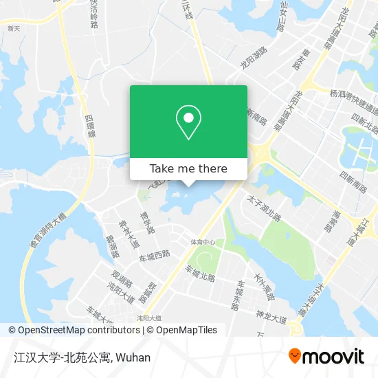江汉大学-北苑公寓 map