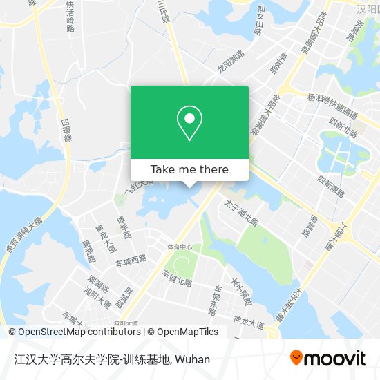 江汉大学高尔夫学院-训练基地 map