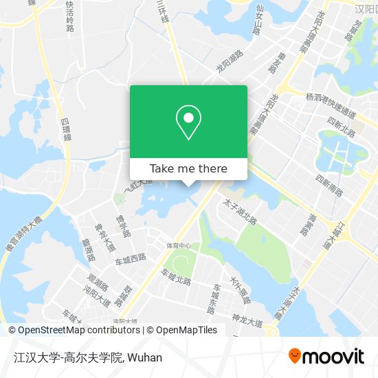 江汉大学-高尔夫学院 map