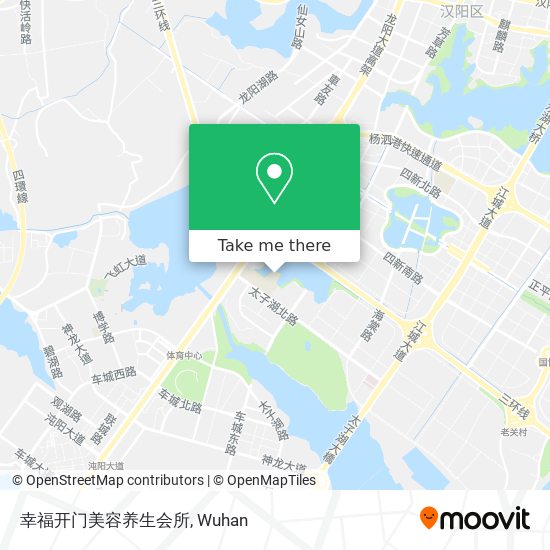 幸福开门美容养生会所 map