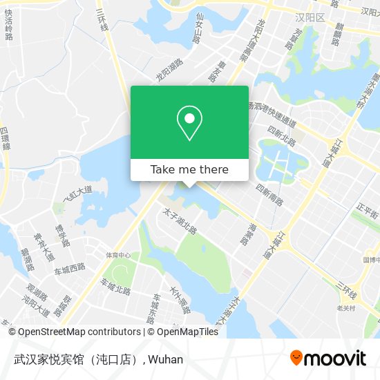 武汉家悦宾馆（沌口店） map