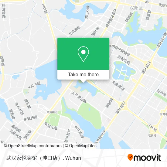 武汉家悦宾馆（沌口店） map