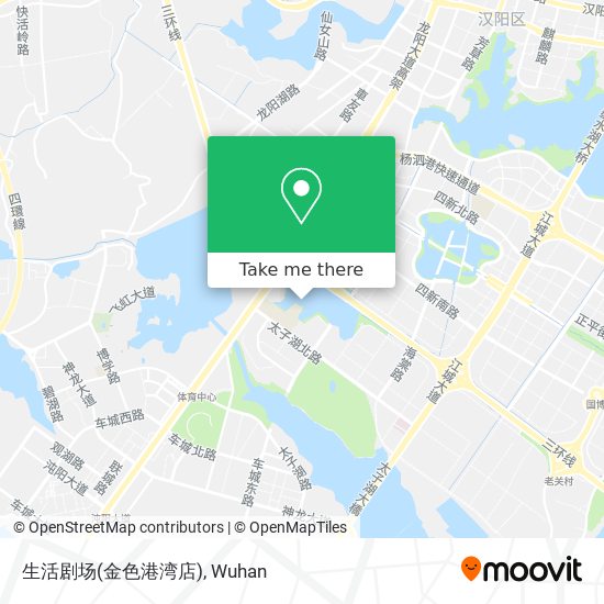 生活剧场(金色港湾店) map