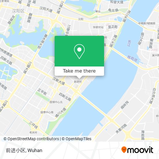 前进小区 map