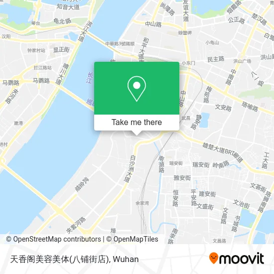 天香阁美容美体(八铺街店) map