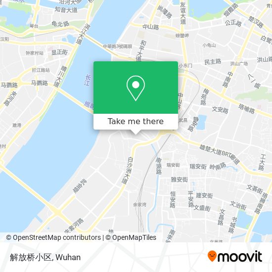 解放桥小区 map