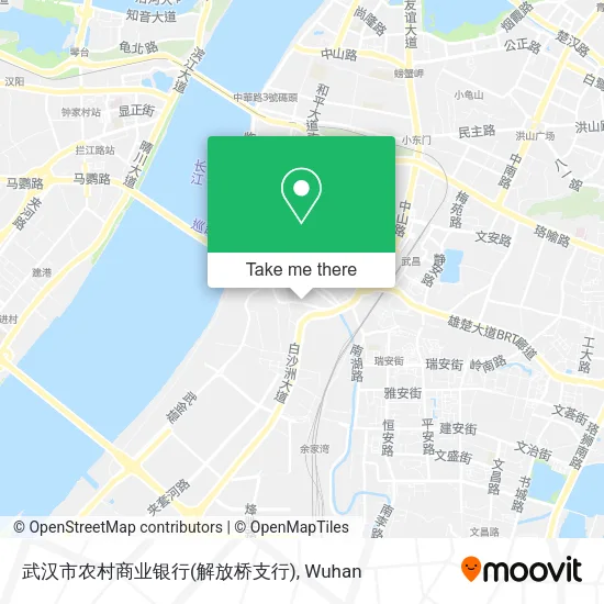 武汉市农村商业银行(解放桥支行) map