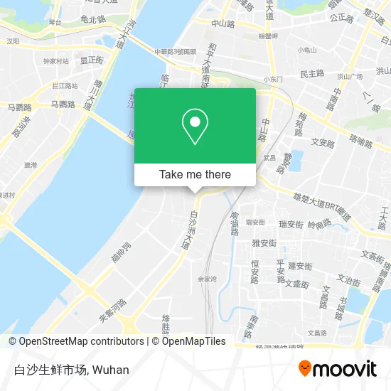 白沙生鲜市场 map