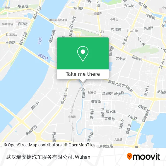 武汉瑞安捷汽车服务有限公司 map