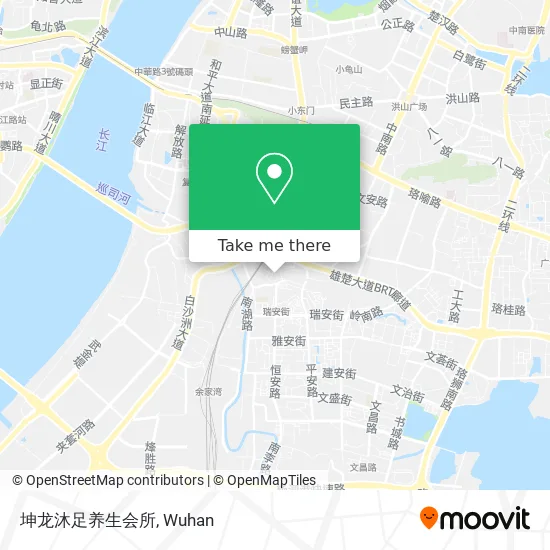 坤龙沐足养生会所 map
