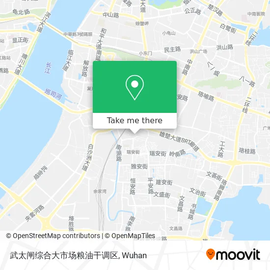 武太闸综合大市场粮油干调区 map