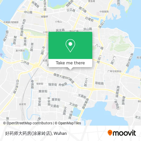 好药师大药房(涂家岭店) map