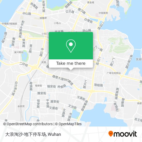 大浪淘沙-地下停车场 map