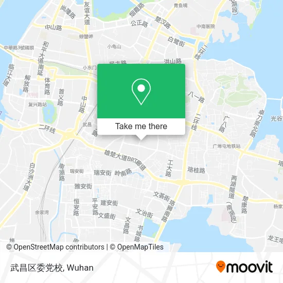 武昌区委党校 map