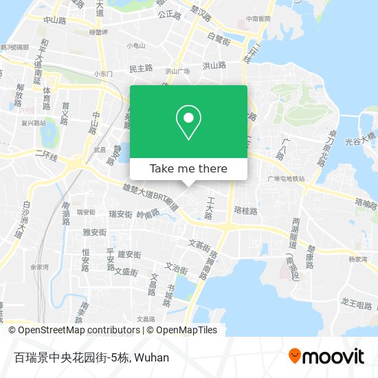 百瑞景中央花园街-5栋 map