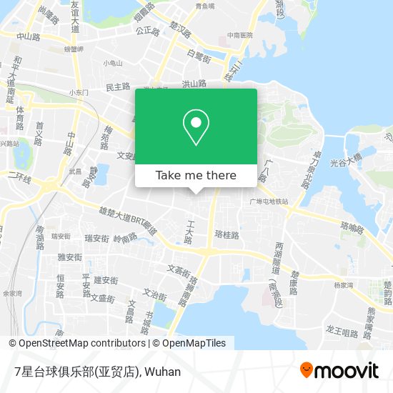 7星台球俱乐部(亚贸店) map