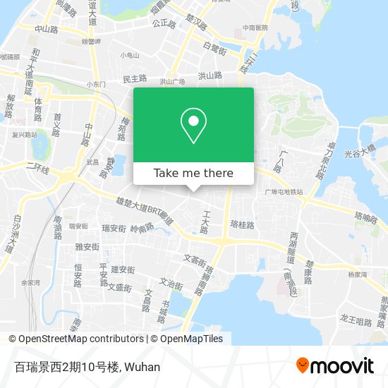 百瑞景西2期10号楼 map