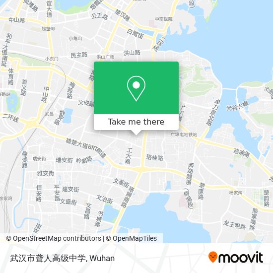 武汉市聋人高级中学 map