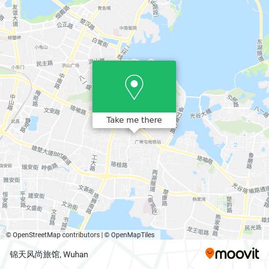 锦天风尚旅馆 map