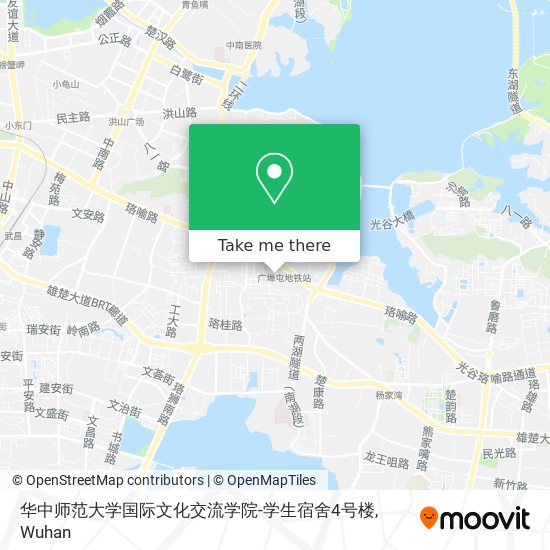 华中师范大学国际文化交流学院-学生宿舍4号楼 map