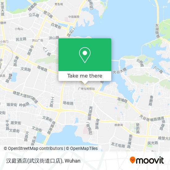 汉庭酒店(武汉街道口店) map