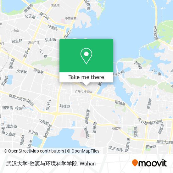 武汉大学-资源与环境科学学院 map