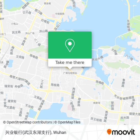 兴业银行(武汉东湖支行) map