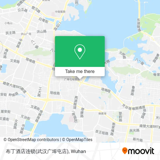布丁酒店连锁(武汉广埠屯店) map