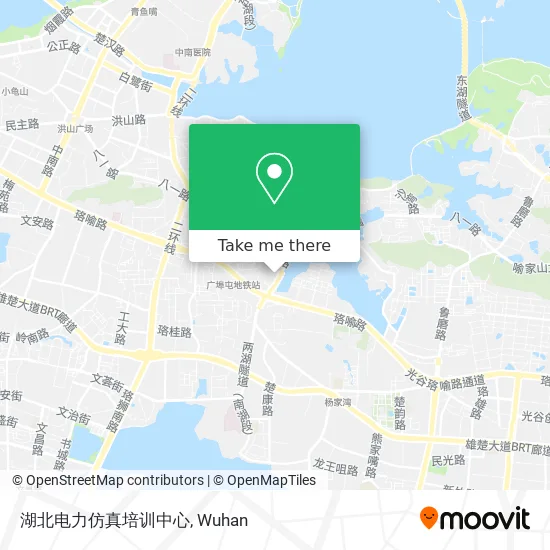 湖北电力仿真培训中心 map