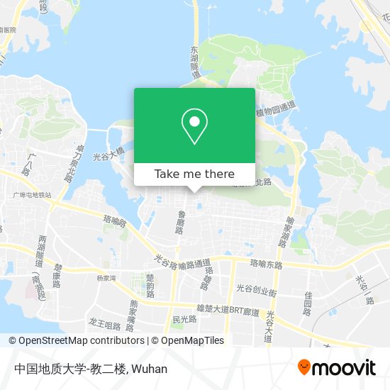 中国地质大学-教二楼 map