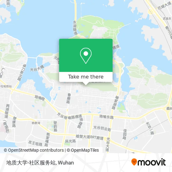 地质大学-社区服务站 map