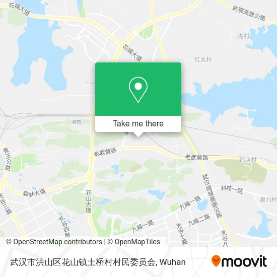 武汉市洪山区花山镇土桥村村民委员会 map