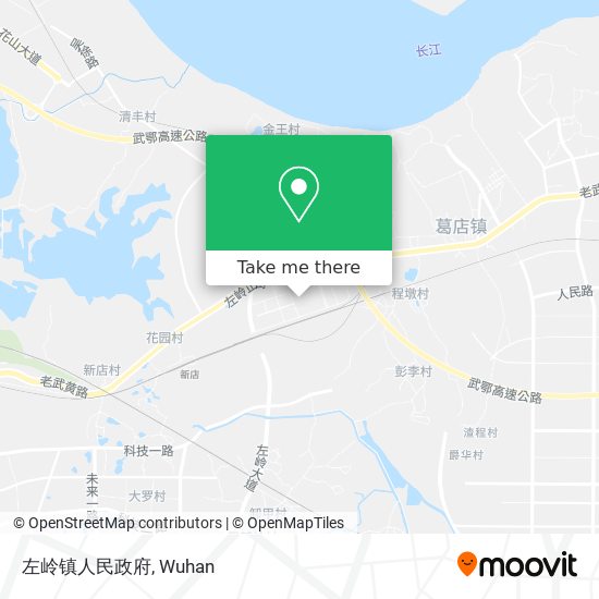 左岭镇人民政府 map