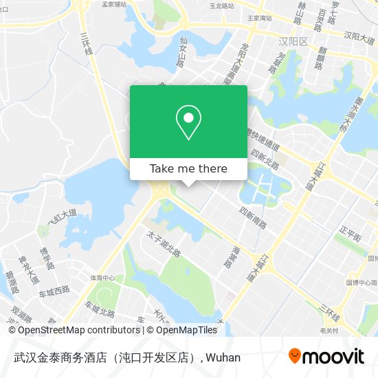 武汉金泰商务酒店（沌口开发区店） map