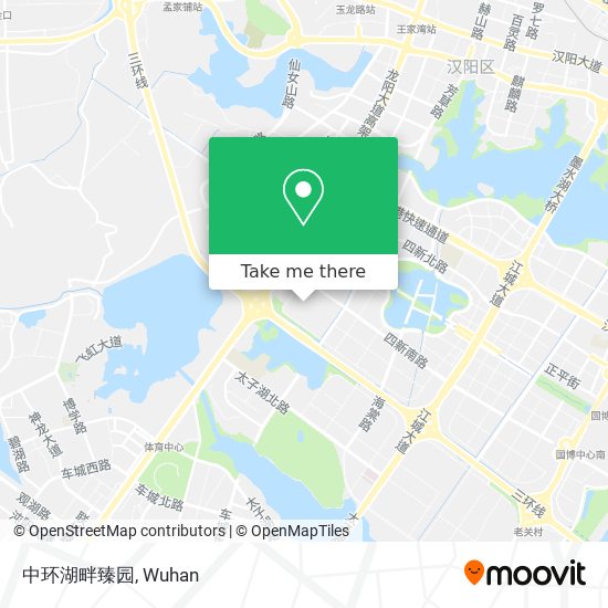 中环湖畔臻园 map
