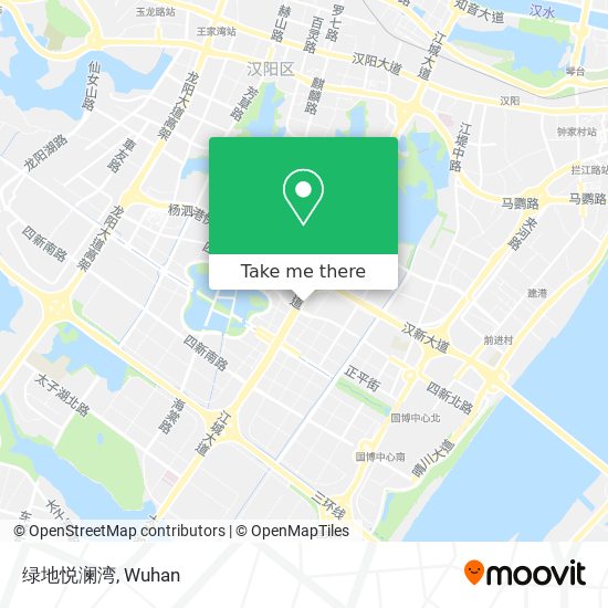 绿地悦澜湾 map